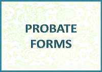 Probate form training heading on beige background